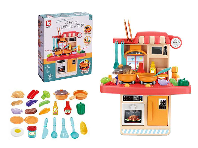 Kitchen Set W/L_S(23in1) toys