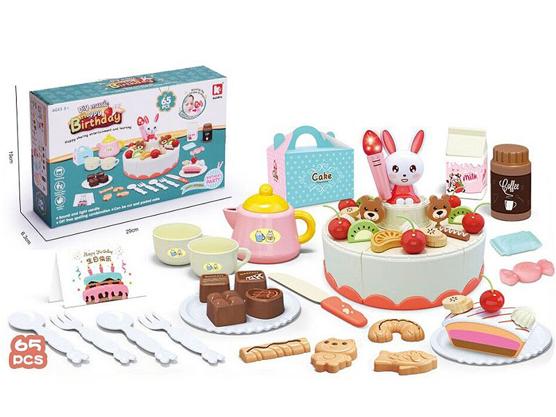 Cake Set W/L_M(65in1) toys