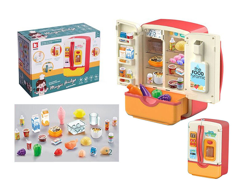 Refrigerator Set W/L_M(30in1) toys