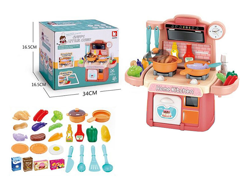 Kitchen Set W/L_S(26in1) toys