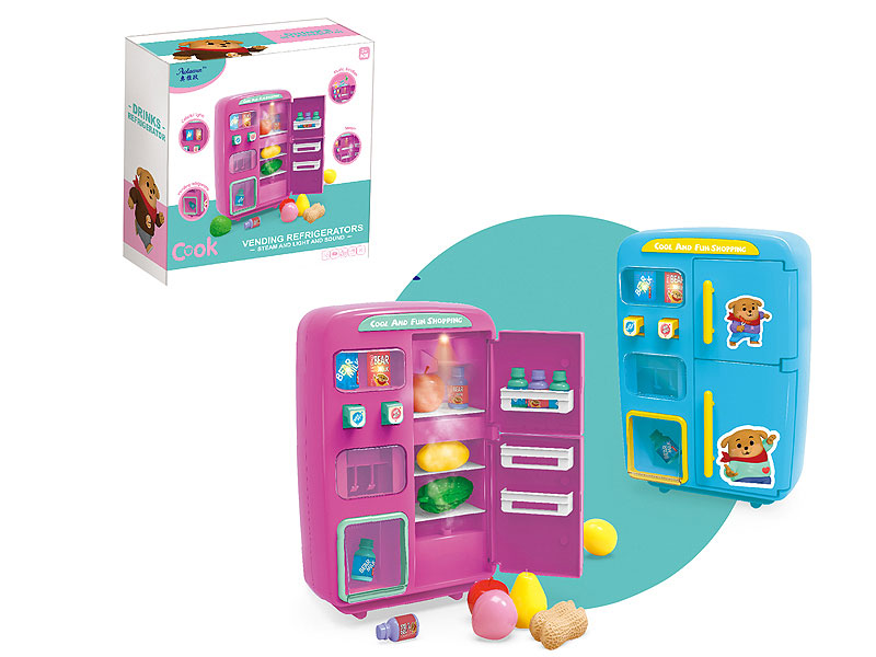 Refrigerator Set W/L_M(2C) toys