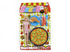 Pizza Set & Doll
