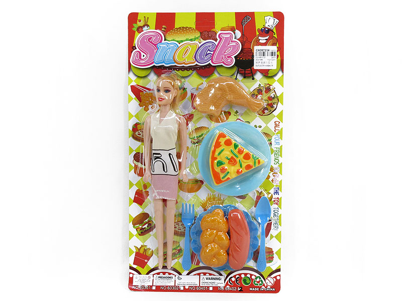 Pizza Set & Doll toys