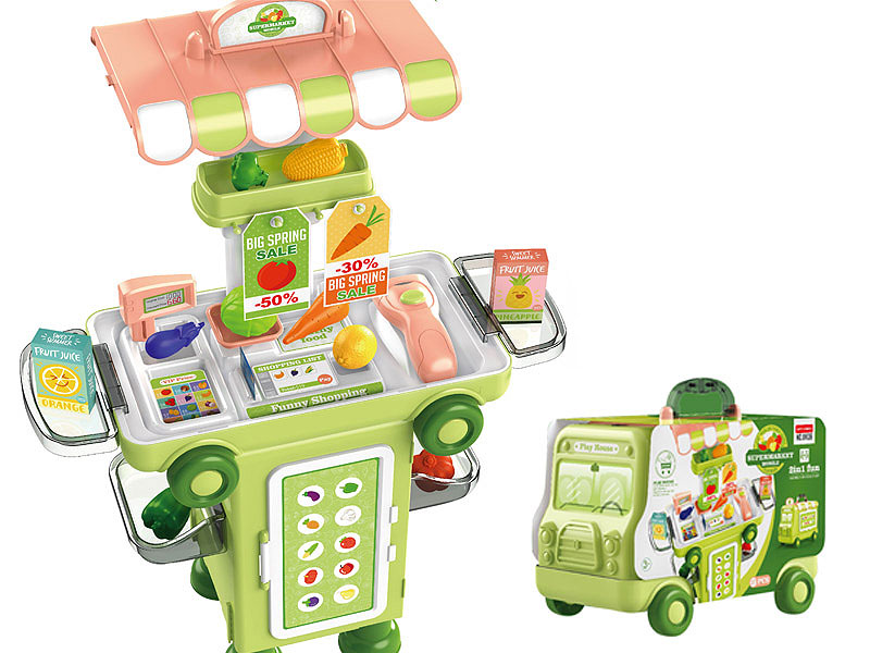 2in1 Supermarket Car toys