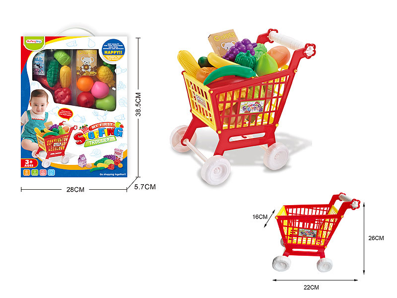 Shopping Car & Fruit Set toys