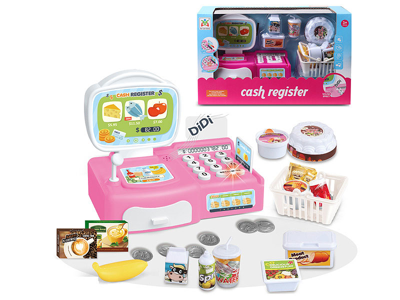 Cash Register Set W/L_S(2C) toys