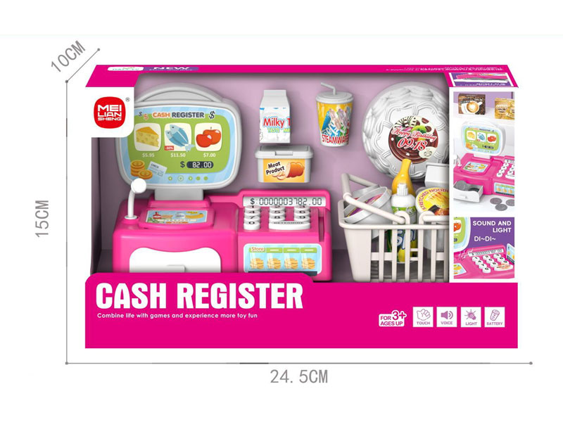 Cash Register Set W/L_S(2C) toys