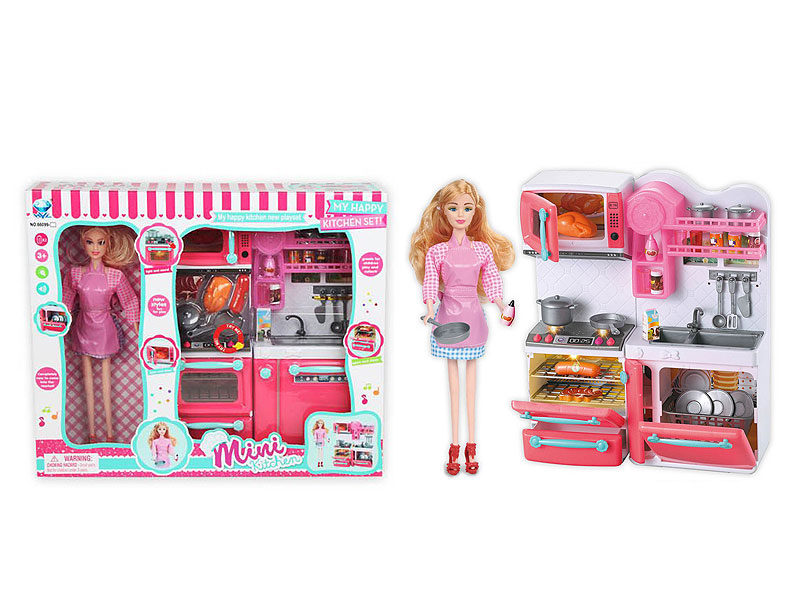 Kitchen Set & Doll toys
