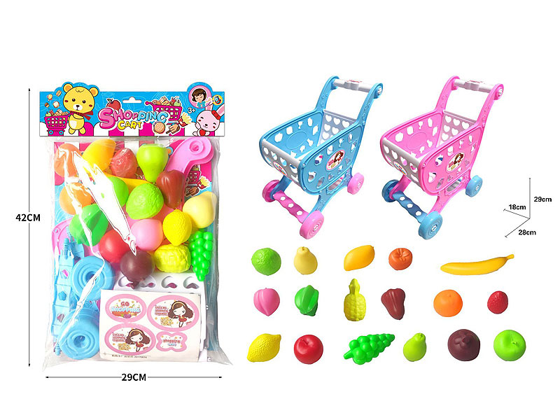 Fruit & Shopping Car(2C) toys