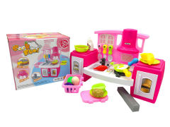 Kitchen Set W/L_S toys