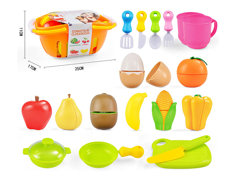 Cut Fruit & Vegetable Set(20in1) toys
