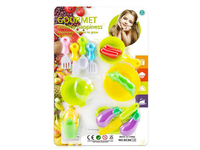 Cut Fruit & Vegetable(14in1) toys