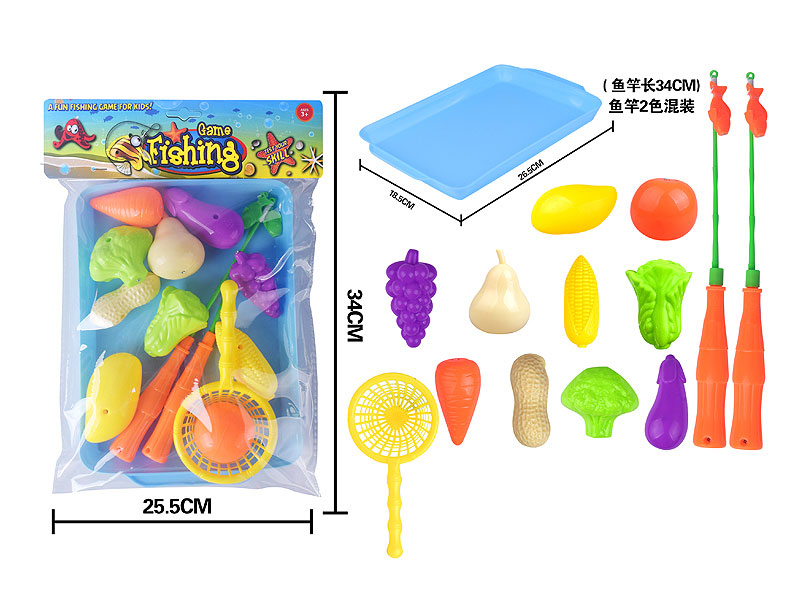 Magnetic Fruits And Vegetables Set toys