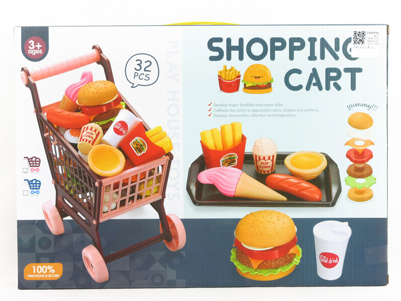 Shopping Car & Hamburger toys