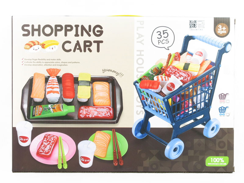 Shopping Car & Sushi Barbecue toys