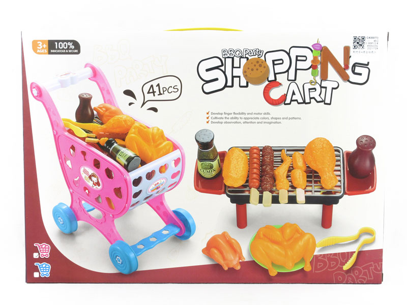 Shopping Car & Roast The Whole Chicken Oven toys