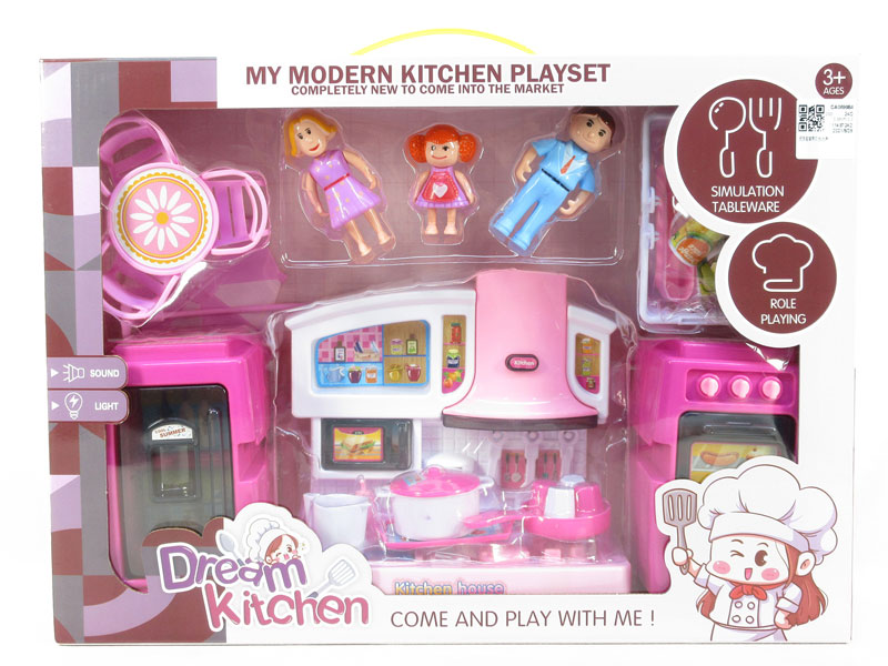 Kitchen Set W/L_S toys