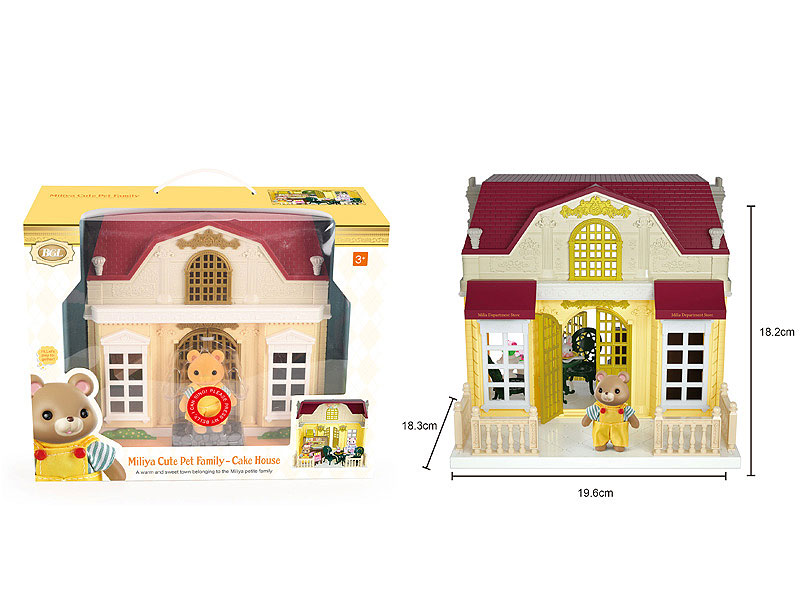 Single Storey Cake House W/L_S toys