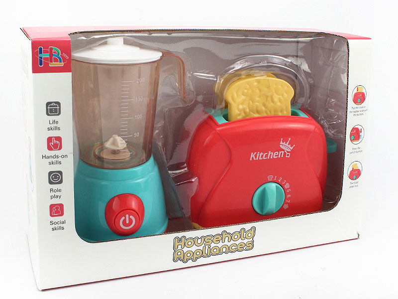 B/O Syrup Juicer W/L_S & Wind-up Bread Machine toys