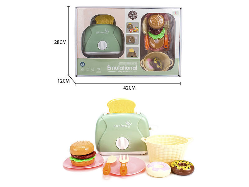 Wind-up Bread Machine Set W/S toys