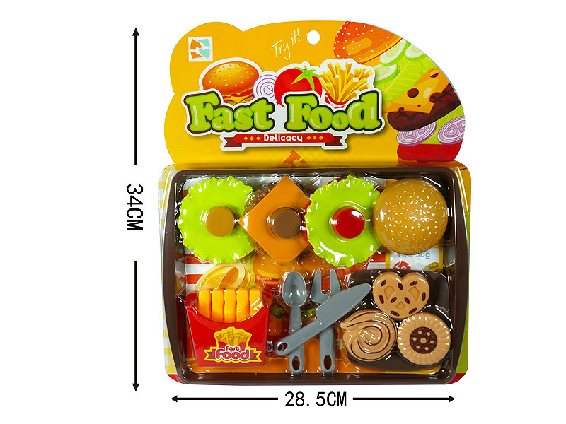 Hamburger Fries Biscuit Set toys