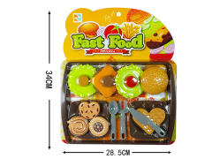 Hamburger Biscuit Waffle Set toys