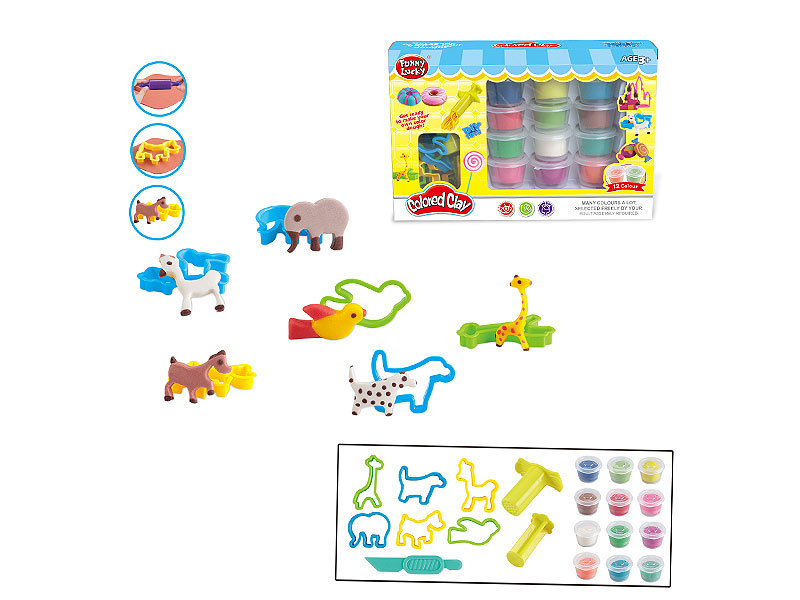 Clay Tool Set (Animal) toys
