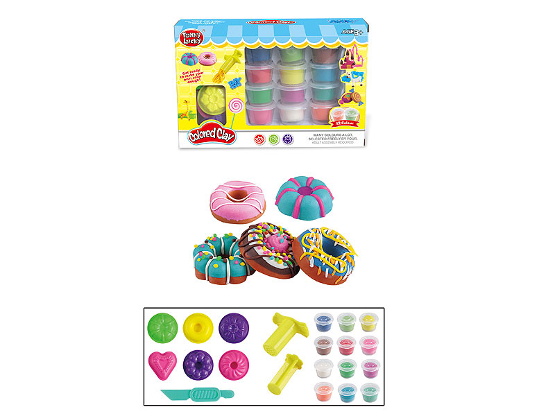 Clay Tool Set (Donut) toys