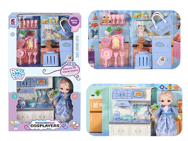 Kitchen Set & Refrigerator Set toys