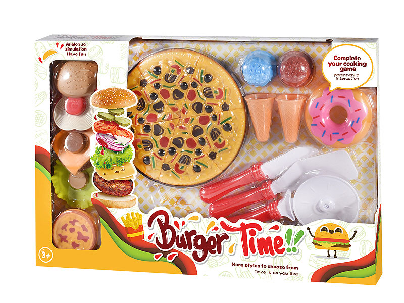Hamburger Pizza Set toys