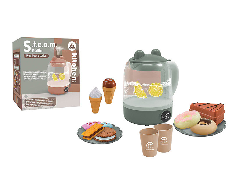 Spray Kettle Afternoon Tea Set W/L_M(2C) toys