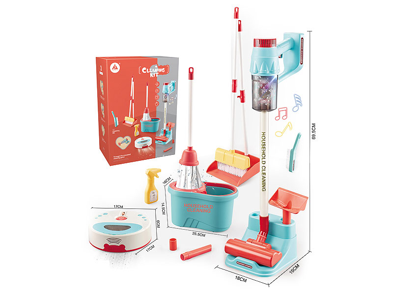 Electric Simulation Dust Collection And Sweeping Cleaning Suit W/L_M toys