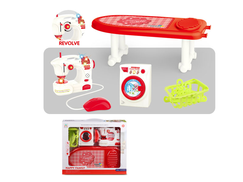 B/O Sewing Machine & Washer Set toys