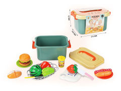 Cut Hamburger Fruit Set toys