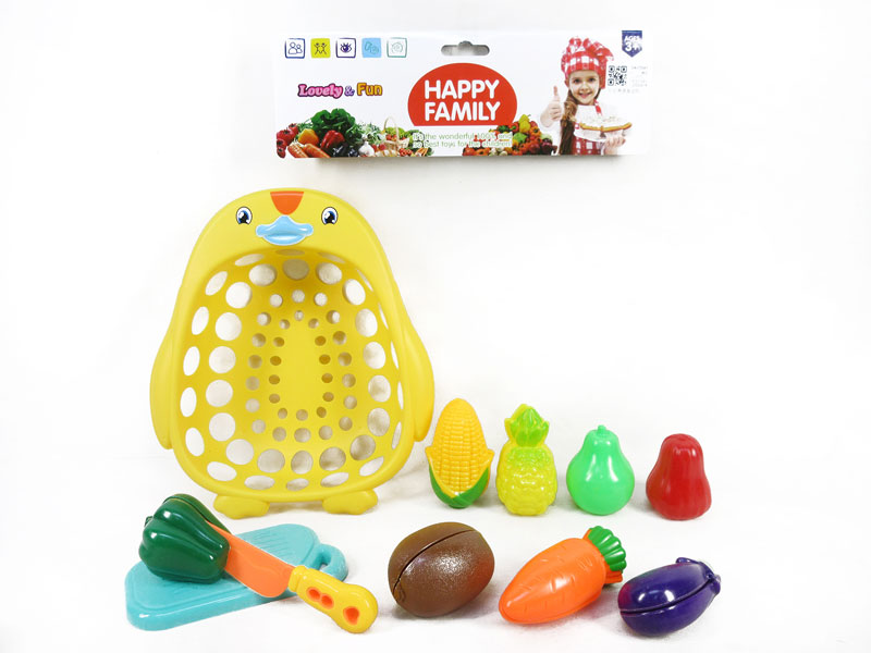 Cut Fruit & Vegetable Set(2C) toys