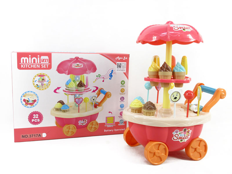 Ice Cream Cart W/L_S toys