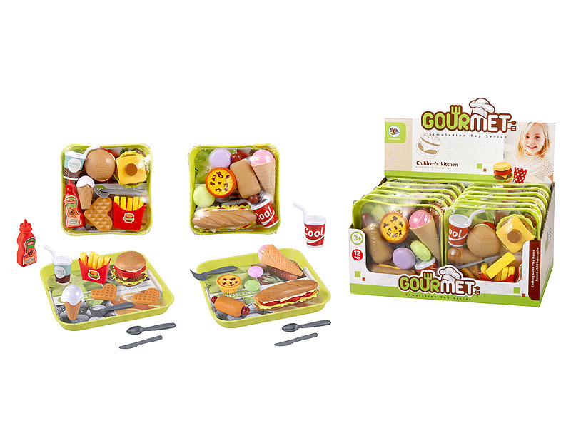 Hamburger Set(12in1) toys