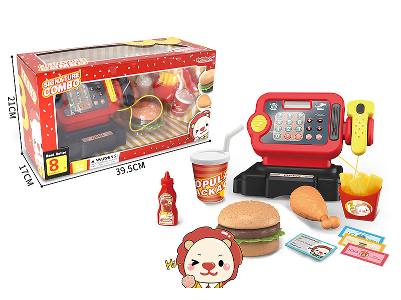 Cash Register Hamburger W/S toys