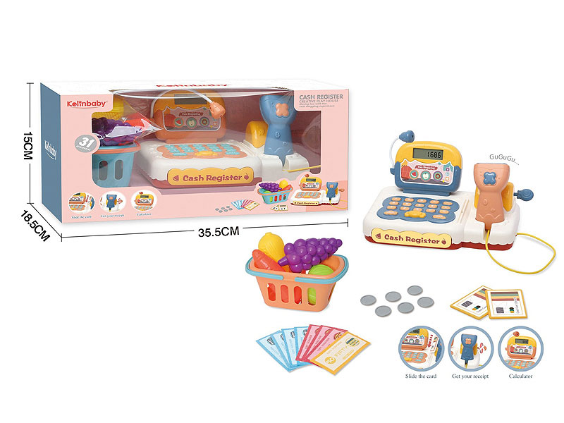 Cash Register Set W/L_S toys