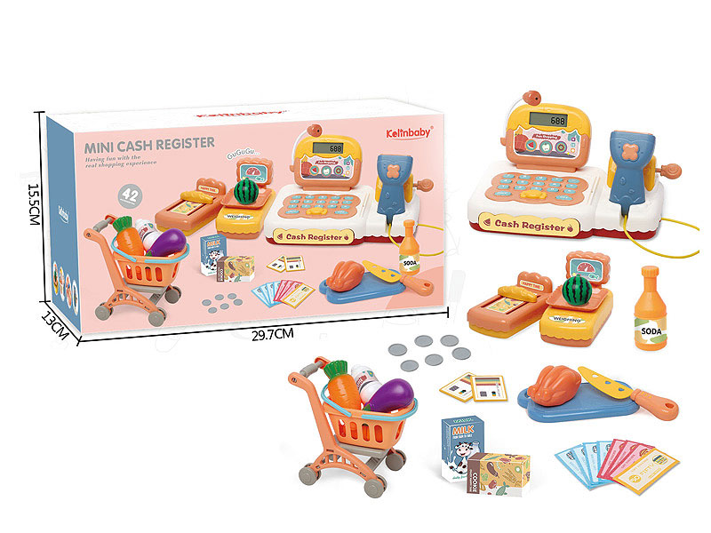 Cash Register Set W/L_S toys