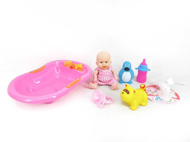 Tub Set & 5inch Moppet W/S toys