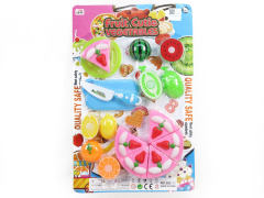 Slicable Fruit Cake Set toys