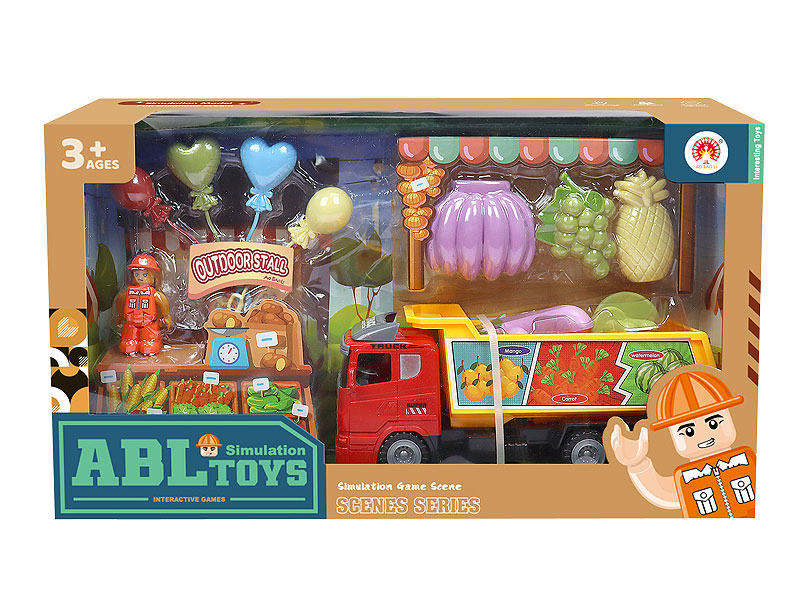 Fruit And Vegetable Operation Vehicle Set toys