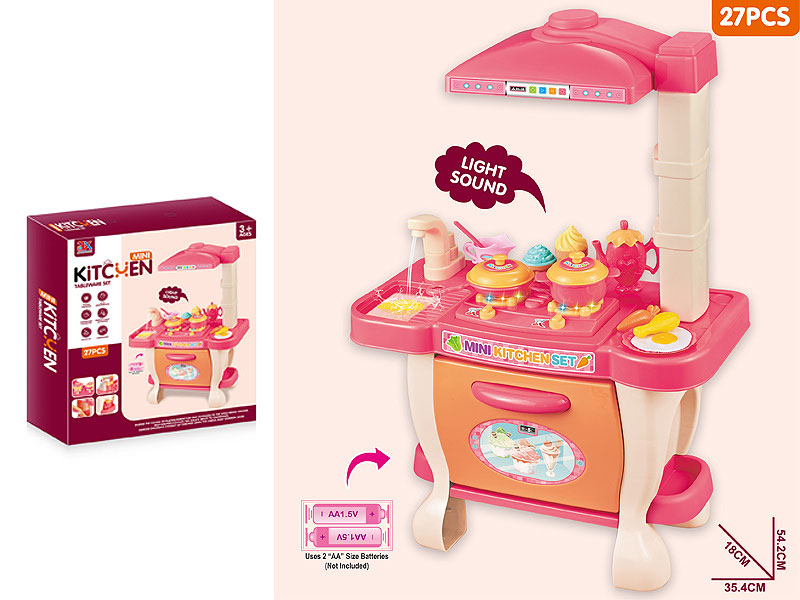 Kitchen Set W/L_S toys