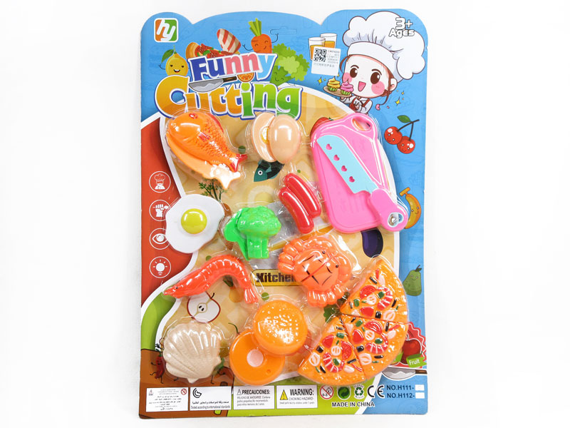 Cut Seafood Pizza Set toys