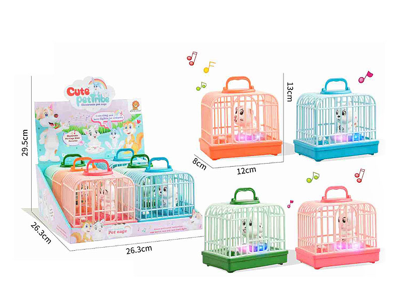 Pet Cage W/L_M(6in1) toys