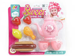 Tea Set & Pastry Combination toys