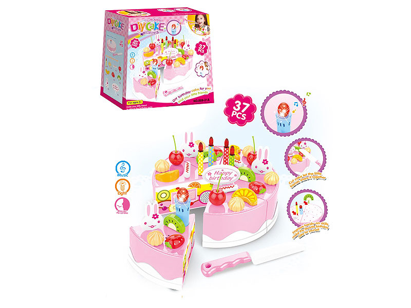 B/O DIY Cake Set W/M toys