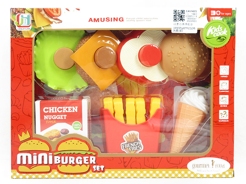 Hamburger Ice Cream Set toys