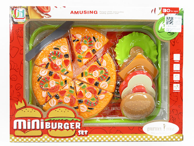 Hamburger Pizza Set toys